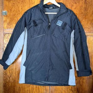 Nike Youth L (14-16) Black Puffer Coat Winter Insulated Outdoor Pockets Athletic